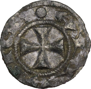 obverse: Italy. Siena.  Republic. AR Denaro, 12th century-1390