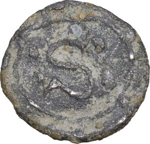 reverse: Italy . PB Tessera, in the type of Siena Denarius. 14th-15th centuries