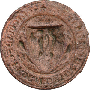 obverse: Italy . AE Seal, unclassified. 15th Century