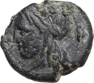 obverse: Akragas.  Phintias, Tyrant (289-278 BC). AE 15.5 mm