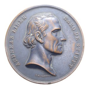 reverse: AUSTRIA MEDAGLIA 1834 ANDREAS LIBER BARONE DE STIFFT REALIZZAZA DALL ORDINE DEI MEDICI AE. 72,06 GR. 52 MM. BB+