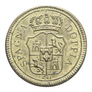 reverse: PESO MONETALE DOPPIA DI SPAGNA 13,46 GR. 