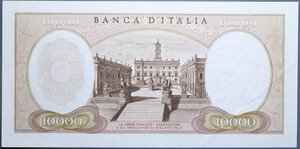 obverse: REPUBBLICA ITALIANA 10000 LIRE 3/7/1962 MICHELANGELO SPL+
