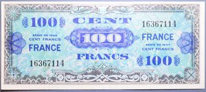 reverse: FRANCIA AM 100 FRANCS 1944 BB-SPL (MACCHIA)