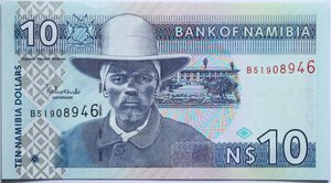 obverse: NAMIBIA 10 DOLLARS 2009 FDS
