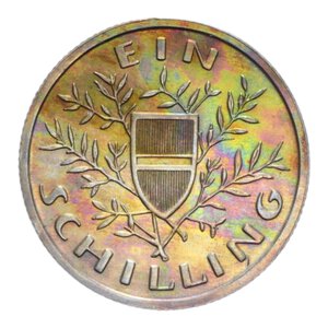 reverse: AUSTRIA SCHILLING 1925 AG. 5,94 GR. qFDC (PATINATA)