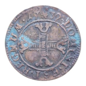 reverse: SVIZZERA CANTON CHUR BLUZGER 1739 CU.0,65 GR. BB
