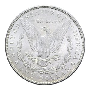 reverse: USA DOLLARO 1887 MORGAN AG. 26,75 GR. FDC (SEGNETTI)
