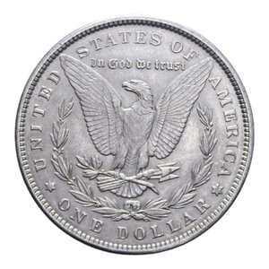 reverse: USA DOLLARO 1890 MORGAN AG. 26,75 GR. SPL-FDC/qFDC (SEGNETTI)