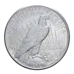 reverse: USA DOLLARO 1922 S PACE AG. 26,75 GR. BB-SPL