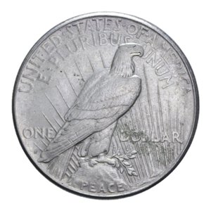 reverse: USA DOLLARO 1923 S PACE AG. 26,79 GR. SPL+