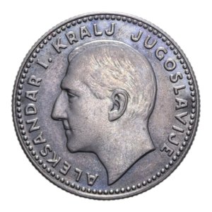 obverse: YUGOSLAVIA 10 DINARA 1931 AG. 6,97 GR. SPL