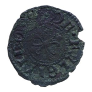 obverse: FOLIGNO PIO II (1458-1464) PICCIOLO RR MI. 0,33 GR. MB-BB