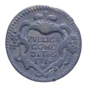 reverse: PALERMO VITTORIO AMEDEO (1713-1720) GRANO 1714 CU. 5,68 GR. BB