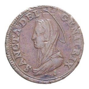 obverse: PERUGIA PIO VI (1775-1779) 5 BAIOCCHI 1797 MADONNINA CU. 16,57 GR. BB
