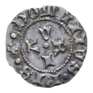 reverse: PESARO ALESSANDRO SFORZA (1445-1473) BOLOGNINO RRRR AG. 0,71 GR. qSPL
