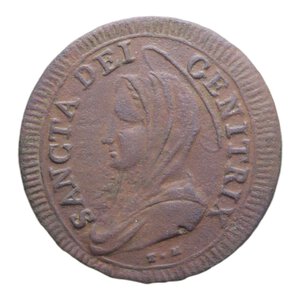 obverse: ROMA PIO VI (1775-1779) 5 BAIOCCHI 1797 MADONNINA CU. 15,33 GR. BB-SPL
