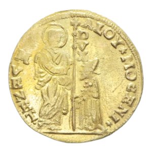 reverse: VENEZIA DOGE ALVISE II MOCENIGO (1700-1709) ZECCHINO AU. 3,51 GR. BB-SPL