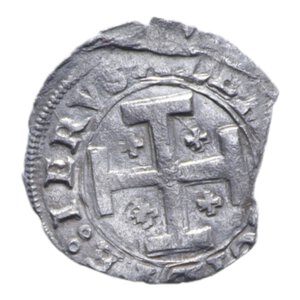 obverse: REGNO DI NAPOLI FERDINANDO II D ARAGONA (1495-1496) CINQUINA R MIR.103 AG. 0,62 GR. BB (PARTE DEL TONDELLO MANCANTE)