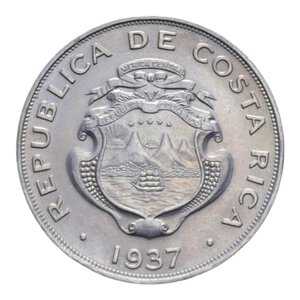 obverse: COSTA RICA 1 COLON 1937 NI. 9,94 GR. qFDC