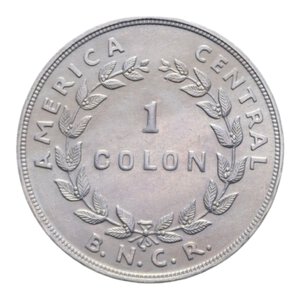 reverse: COSTA RICA 1 COLON 1937 NI. 9,94 GR. qFDC