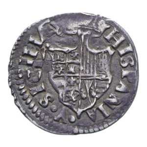 reverse: REGNO DI NAPOLI FILIPPO IV (1621-1665) CARLINO 1634 SIGLE S/C CONIATORE D MIR. 252/2 AG. 2,89 GR. BB