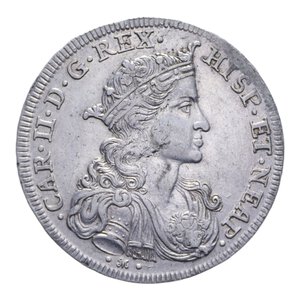obverse: REGNO DI NAPOLI CARLO II (1674-1700) DUCATO 1693 AG. 21,89 GR. BB-SPL