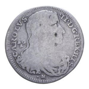 obverse: REGNO DI NAPOLI CARLO II (1674-1700) TARI  1688 AG. 4,69 GR. MB+/qBB