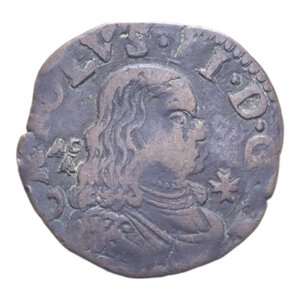 obverse: REGNO DI NAPOLI CARLO II (1674-1700) GRANO CU. 8,44 GR. qBB