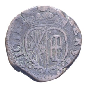 reverse: REGNO DI NAPOLI CARLO II (1674-1700) GRANO CU. 8,44 GR. qBB