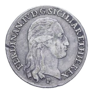 obverse: REGNO DI NAPOLI FERDINANDO IV (1759-1816) PIASTRA 120 GRANA 1798 AG. 27,35 GR. BB+