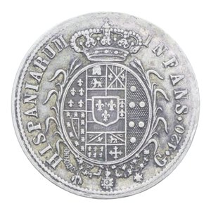 reverse: REGNO DI NAPOLI FERDINANDO IV (1759-1816) PIASTRA 120 GRANA 1816 NC AG. 27,49 GR. BB