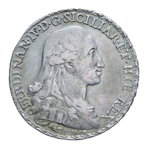 obverse: REGNO DI NAPOLI FERDINANDO IV (1759-1816) DUCATO 1785 R AG. 22,63 GR. BB-SPL