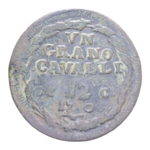 reverse: REGNO DI NAPOLI FERDINANDO IV (1759-1816) GRANO 12 CAVALLI 1790 R CU. 5,60 GR. MB/qBB