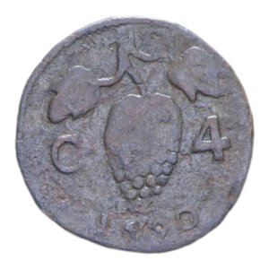 reverse: REGNO DI NAPOLI FERDINANDO IV (1759-1816) 4 CAVALLI 1790 CU. 1,83 GR. MB-BB