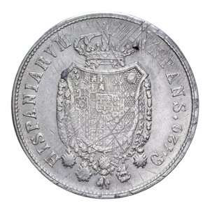 reverse: REGNO DELLE DUE SICILIE FERDINANDO I (1816-1825) PIASTRA 120 GRANA 1818 AG. 27,43 GR. qBB