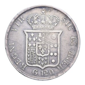 reverse: REGNO DELLE DUE SICILIE FERDINANDO II (1830-1859) PIASTRA 120 GRANA 1834 AG. 27,30 GR. BB