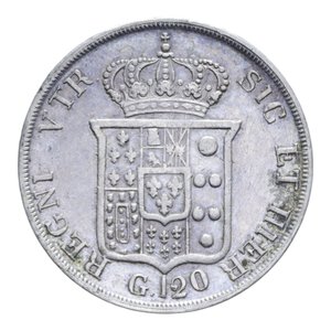 reverse: REGNO DELLE DUE SICILIE FERDINANDO II (1830-1859) PIASTRA 120 GRANA 1834 AG. 27,41 GR. BB/BB+