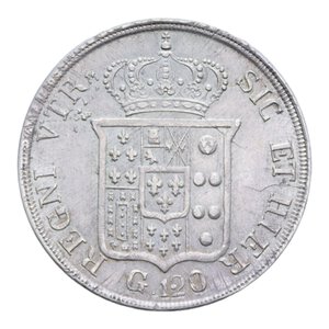 reverse: REGNO DELLE DUE SICILIE FERDINANDO II (1830-1859) PIASTRA 120 GRANA 1834 AG. 27,42 GR. BB+/qSPL