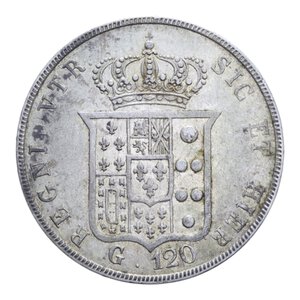 reverse: REGNO DELLE DUE SICILIE FERDINANDO II (1830-1859) PIASTRA 120 GRANA 1846 AG. 27,43 GR. BB/BB+