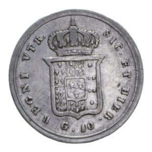 reverse: REGNO DELLE DUE SICILIE FERDINANDO II (1830-1859) CARLINO 10 GRANA 1848 R AG. 2,24 GR. qBB/BB
