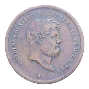obverse: REGNO DELLE DUE SICILIE FERDINANDO II (1830-1859) 10 TORNESI 1858 CU. 31,52 GR. BB