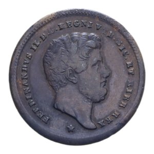 obverse: REGNO DELLE DUE SICILIE FERDINANDO II (1830-1859) 2 TORNESI 1851 NC CU. 6,81 GR. BB/BB+