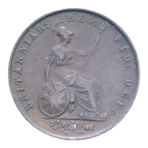 reverse: GRAN BRETAGNA VICTORIA HALF PENNY 1853 CU. 9,69 GR. BB (COLPETTI)