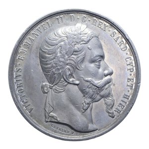 reverse: REGNO DI SARDEGNA VITT. EMANUELE II 1859 ALLEANZA FRANCO SARDA PER L INDIPENDENZA D ITALIA MB. 50,21 GR. 50 MM. SPL (COLPETTI)