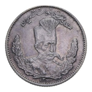 obverse: IRAN 1000 DINARS 1323 (1905) AG. 4,63 GR. qSPL