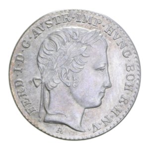 obverse: AUSTRIA FERDINANDO I 3 KREUZER 1846 A AG. 1,72 GR. SPL