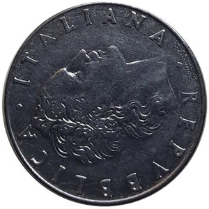 obverse: 50 lire 1979 asse spostato 255 gradi
