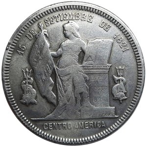 reverse: Honduras 1 peso argento  1889