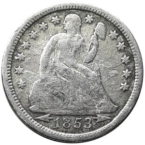 reverse: U.S.A. Dime argento 1853 
